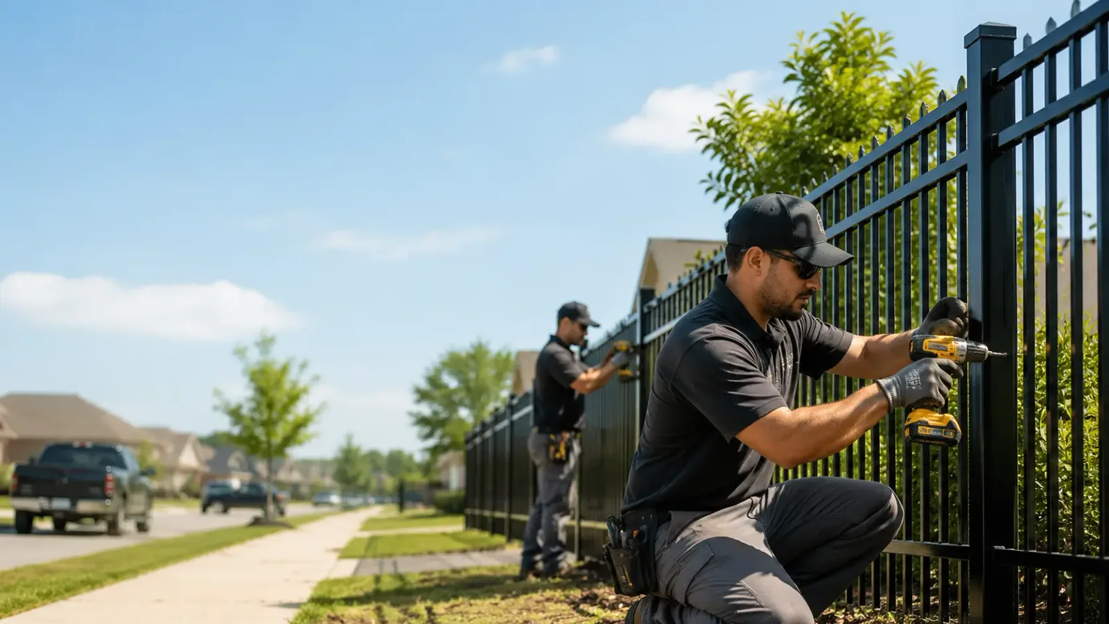 Metal Fence Installation in Foxboro, WI